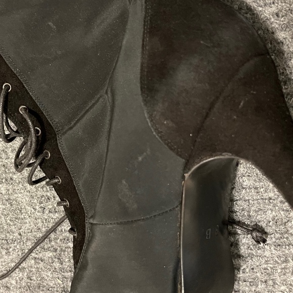 Vtg CHARLES DAVID By Nathalie M Lace Up Victorian Boots Sz 8 - Picture 9 of 13